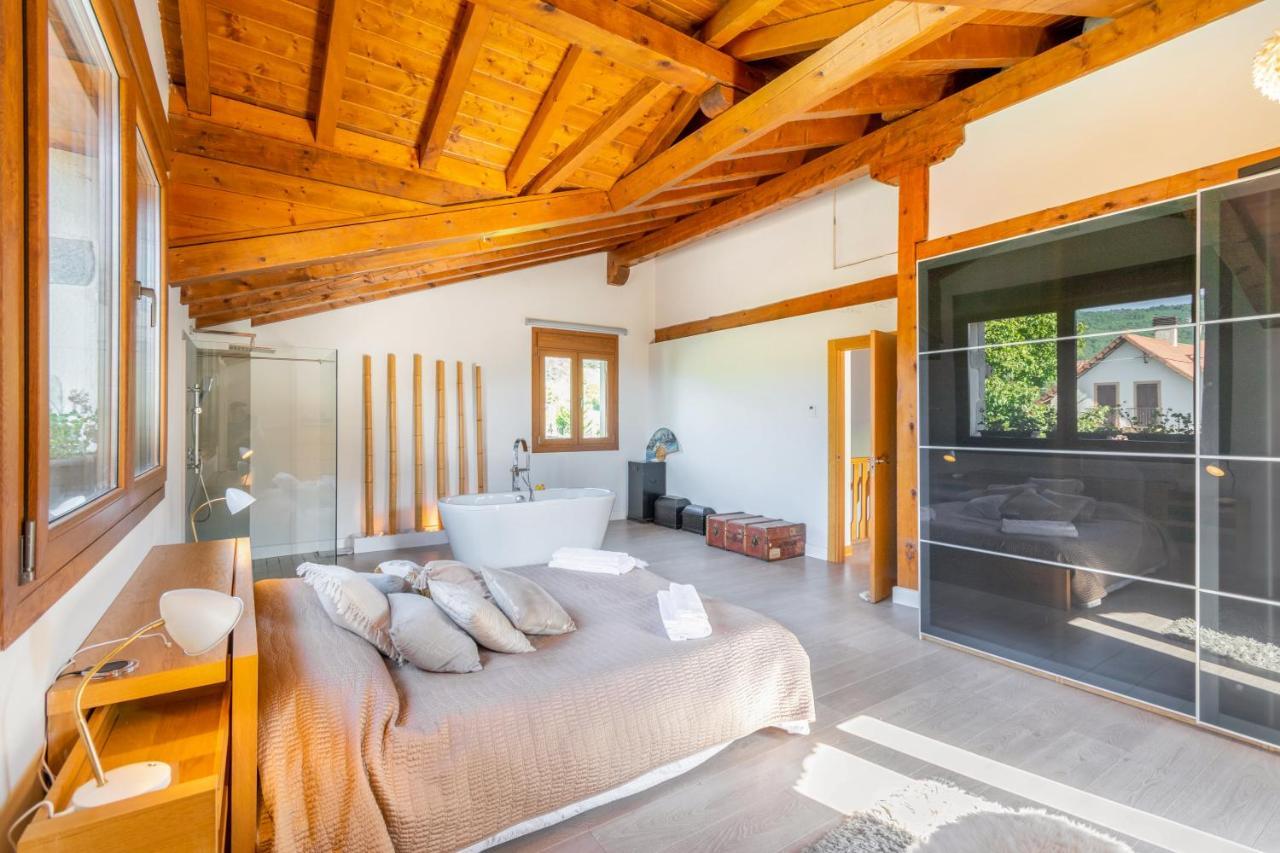 Casa Patxi, Espectacular Casa Rural Proxima A Pamplona Larrasoana Exteriér fotografie